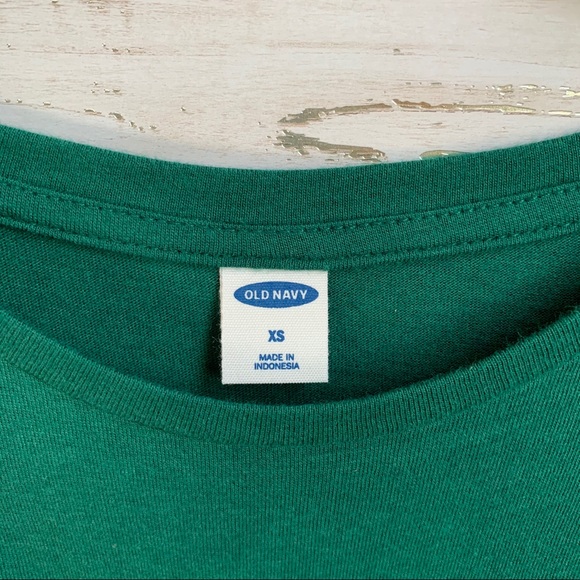 Old Navy Green Flutter Sleeve Top - Picture 2 of 5